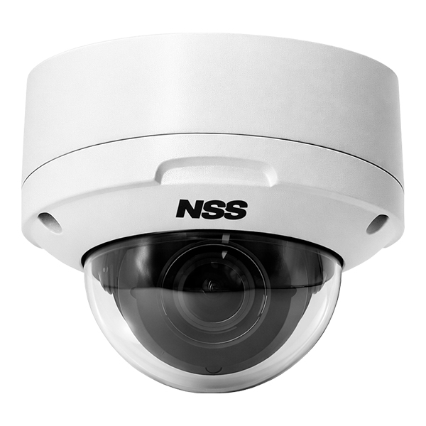 NSP-933M-4M 4MP 防水暗視電動バリフォーカルドーム型ネットワークカメラ
